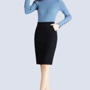 Classy black Merona pencil skirt with pockets